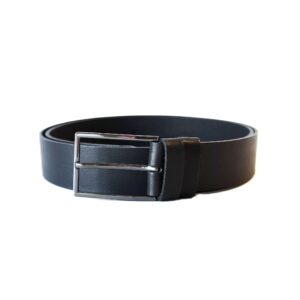Juodas moteriškas odinis diržas 3,5 cm Vilnius Fashion Belts