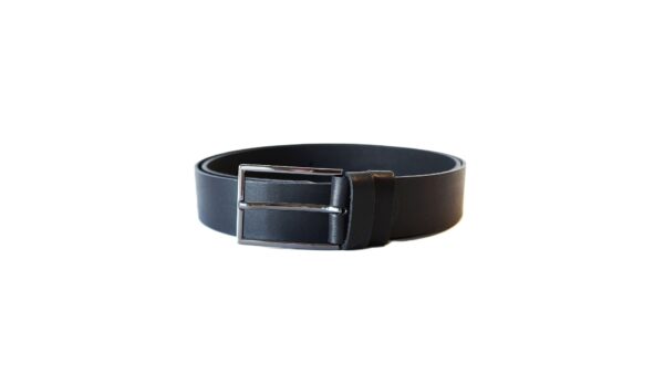 Juodas moteriškas odinis diržas 3,5 cm Vilnius Fashion Belts
