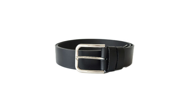 Juodas moteriškas odinis diržas 4 cm Vilnius Fashion Belts