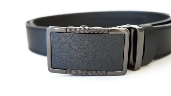Stilingas vyriškas odinis diržas 3,5 cm su automatine sagtimi Vilnius Fashion Belts