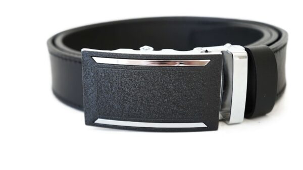 Stilingas vyriškas odinis diržas 3,5 cm su automatine sagtimi Vilnius Fashion Belts