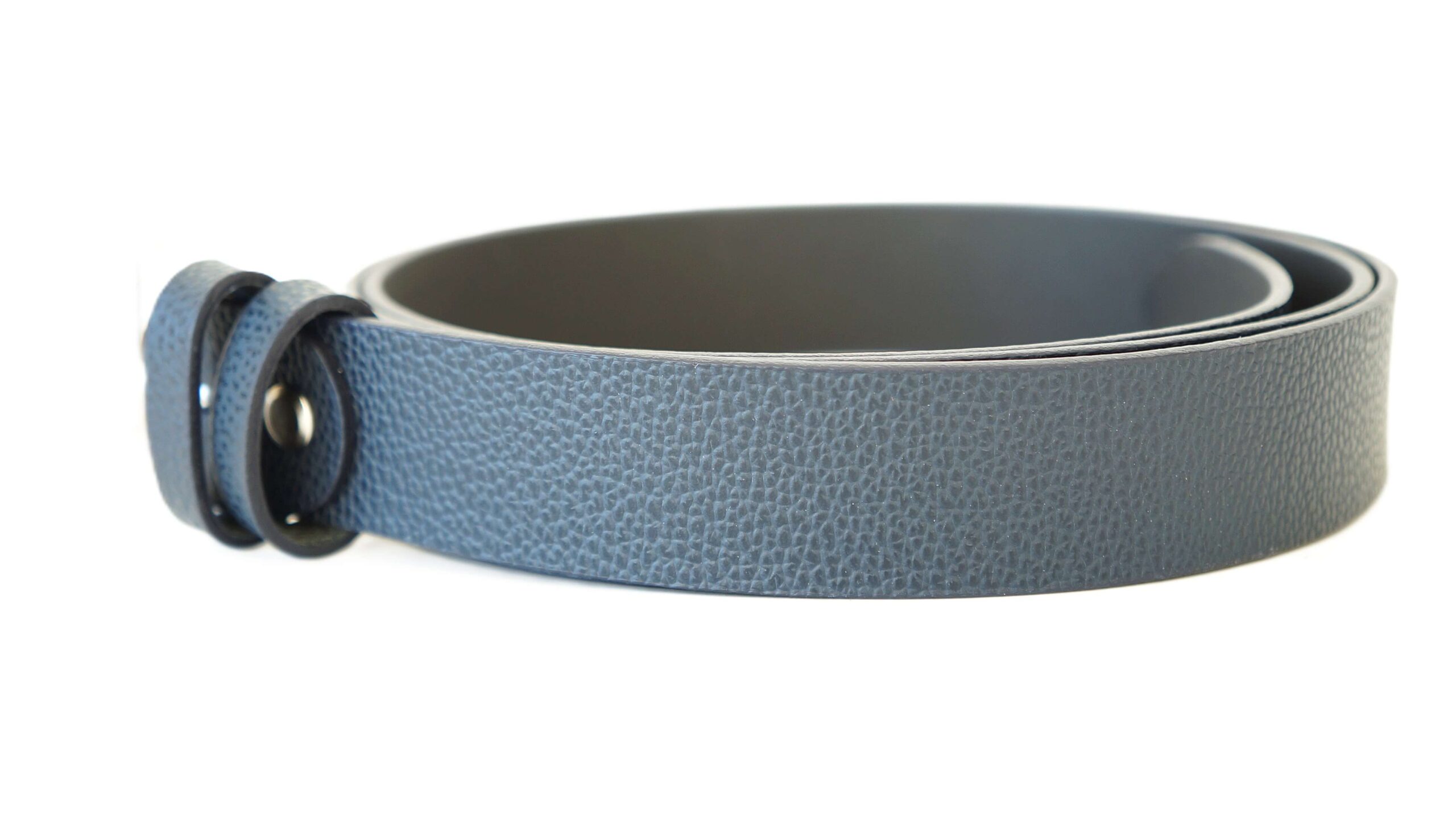Tamsiai mėlynas odinis moteriškas diržas 3 cm Vilnius Fashion Belts