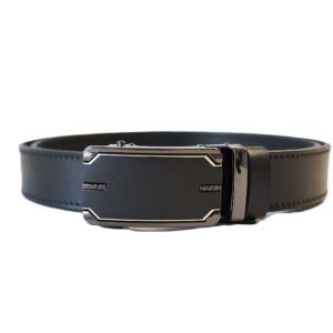 Prabangus vyriškas odinis diržas 3,5 cm su automatine sagtimi Vilnius Fashion Belts