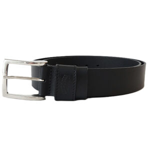Juodas vyriškas odinis diržas Jeans and Beer 4 cm