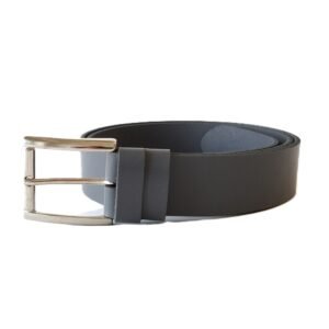 Platus pilkas odinis moteriškas diržas 4cm Vilnius Fashion Belts