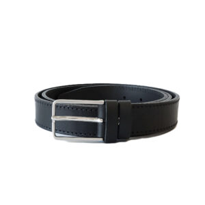 Juodas moteriškas odinis diržas 3cm su klasikine sagtimi Vilnius Fashion Belts