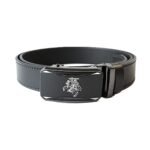 Lietuviškas vyriškas odinis diržas su sagtyje išgraviruotu Vyčiu - Vilnius Fashion Belts