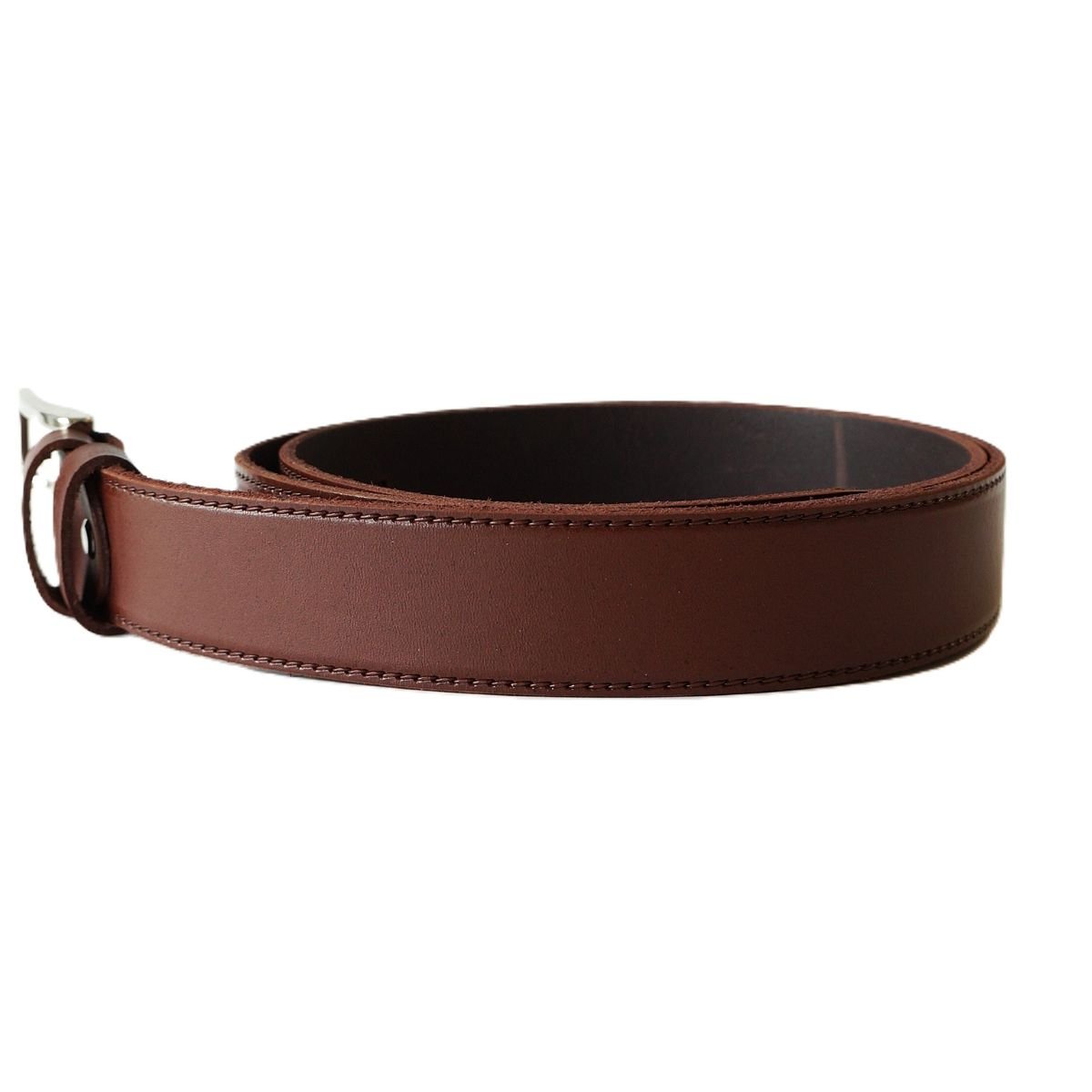 Rudas vyriškas odinis diržas 3,5 cm - Vilnius Fashion Belts - odos tekstūra