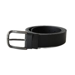 Ypač ilgas juodas odinis vyriškas diržas 4 cm, ilgis iki 200 cm - Vilnius Fashion Belts