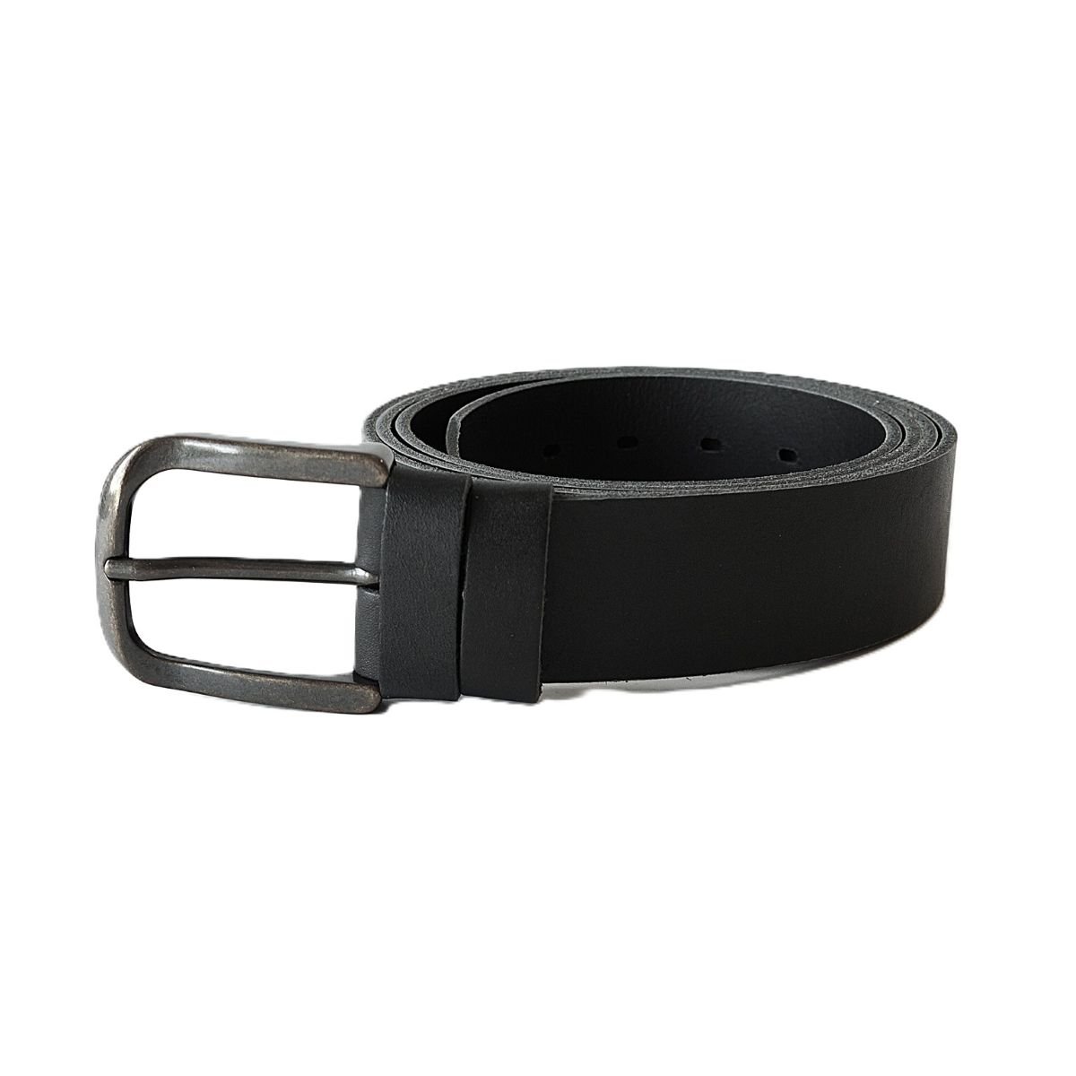 Ypač ilgas juodas odinis vyriškas diržas 4 cm, ilgis iki 200 cm - Vilnius Fashion Belts
