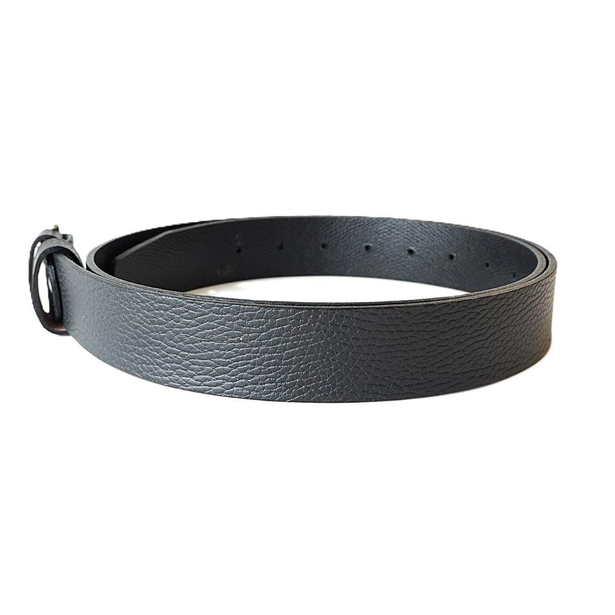Minkštos odos juodas moteriškas odinis diržas su grublėta odos tekstūra - Vilnius Fashion Belts - odos tekstūra