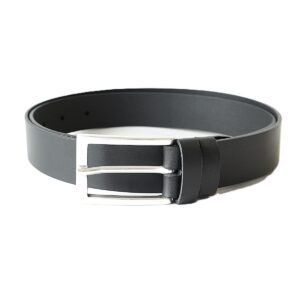Stilingas juodas odinis moteriškas diržas 3 cm - Vilnius Fashion Belts