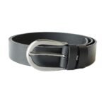 Stilingas juodas odinis moteriškas diržas 3,5 cm - Vilnius Fashion Belts