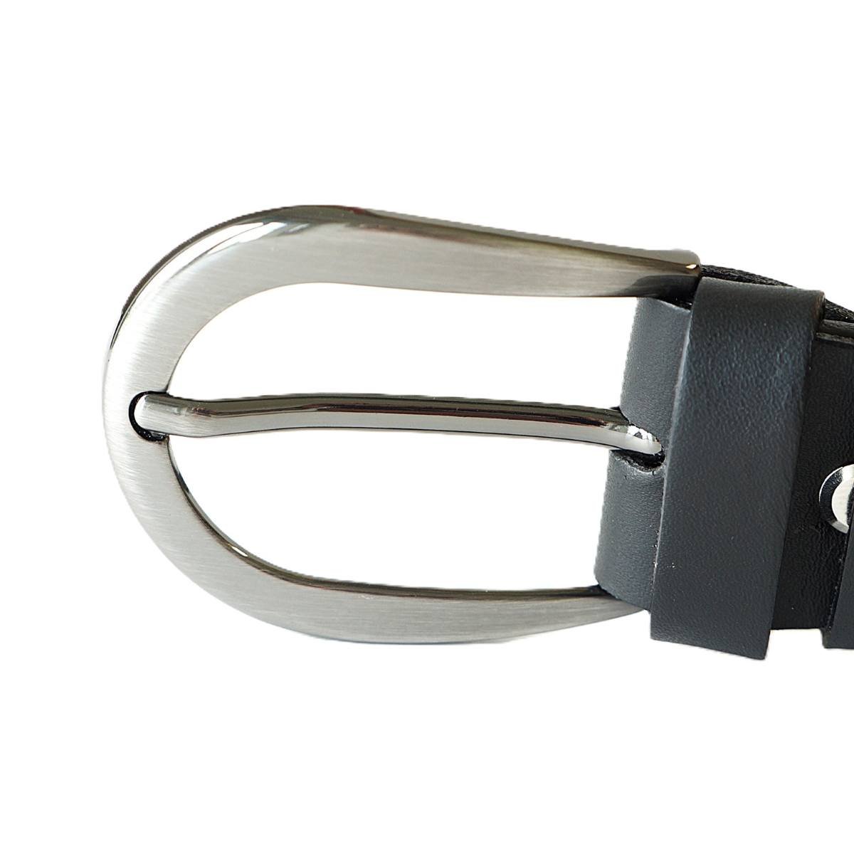 Stilingas juodas odinis moteriškas diržas 3,5 cm - Vilnius Fashion Belts - sagtis